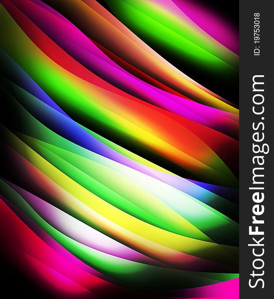 Light abstract color lines background