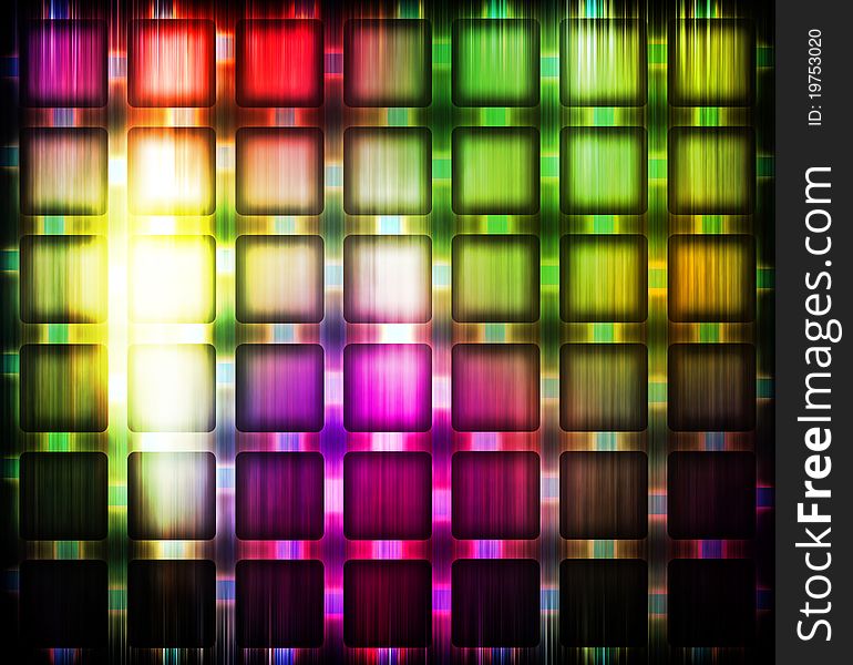 Abstract light colored cubes background