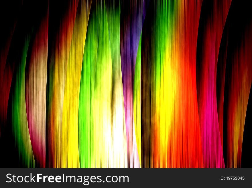 Abstract light colorful curtain background
