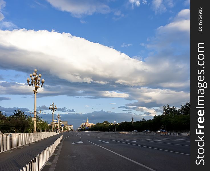 Chang'an Avenue was considered to be the world's longest, widest street. Chang'an Avenue was considered to be the world's longest, widest street