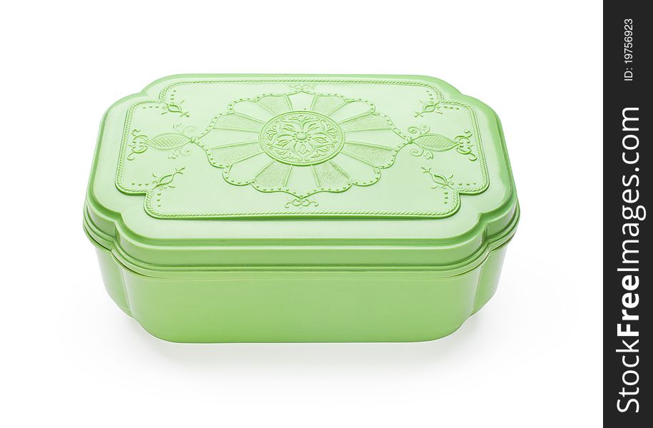 Green Plastic Casket