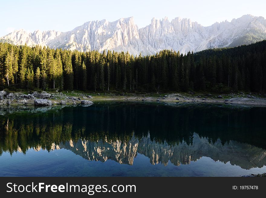 Photo taken in the Dolomites, Lake Carezza, Nova Levante (BZ)