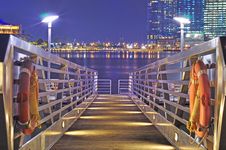 Lifebuoy At Jetty Pier Royalty Free Stock Images Lifebuoy At Jetty Pier Royalty Free Stock Images