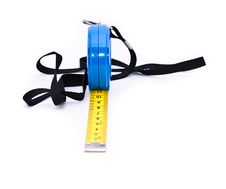 Tape Measure To Measure Length Royalty Free Stock Photography