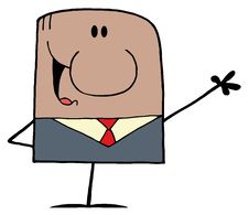 Waving Black Businessman Stock Photos Waving Black Businessman Stock Photos