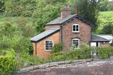 Railway Cottage Royalty Free Stock Photos Railway Cottage Royalty Free Stock Photos