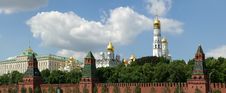 Panoramic View Of The Kremlin Royalty Free Stock Photography