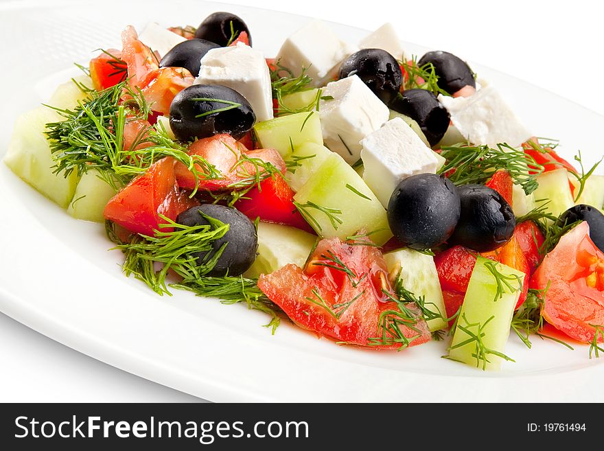 Healthy food fresh vegetable salad