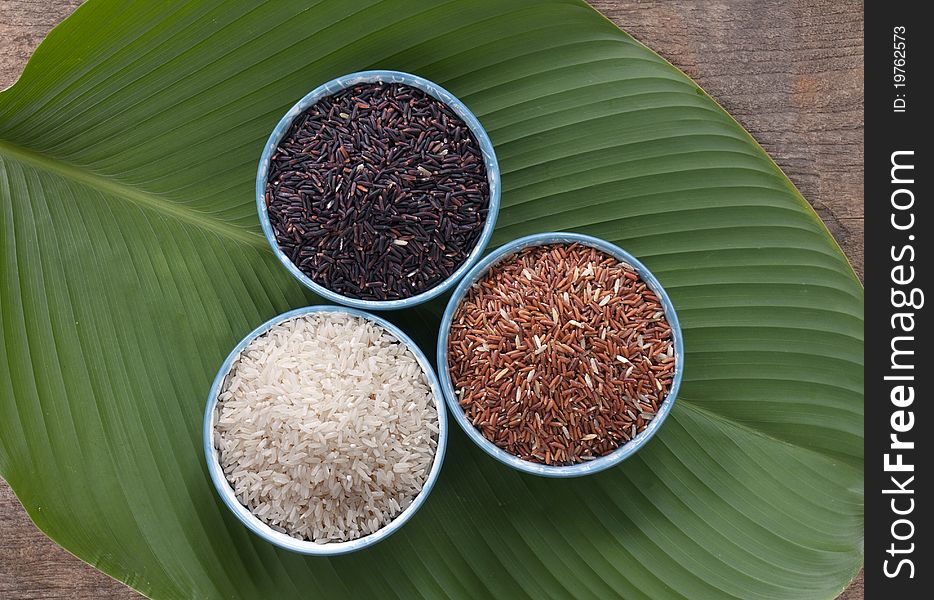 Three Kind Of Rice