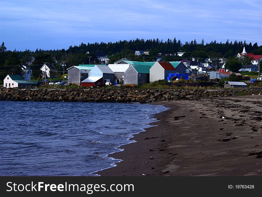 Fishing Harbour at the village of Seal Cove on Grand Manan