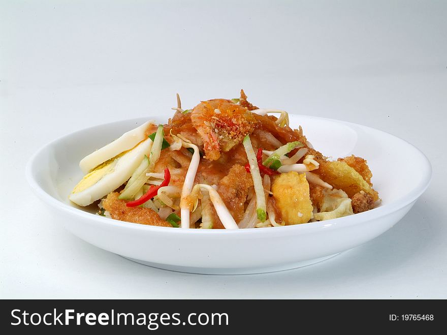 Mee rojak - malaysian indian food. Mee rojak - malaysian indian food