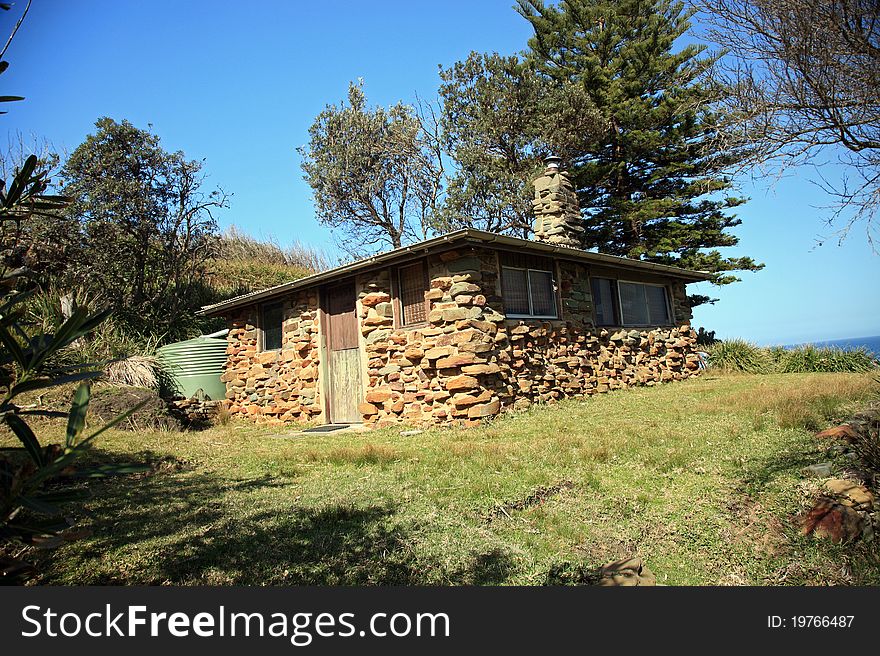 Beach hut, cronulla national park, au