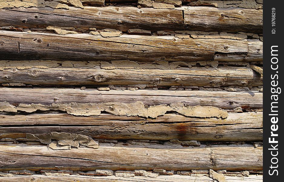 Texture of wood old house