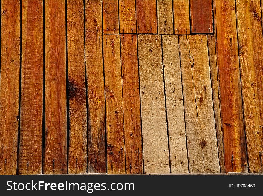 Texture of wood boards with a door. Texture of wood boards with a door