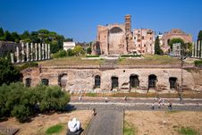 Temple Of Venus And Rome Royalty Free Stock Photography Temple Of Venus And Rome Royalty Free Stock Photography