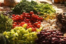 Fresh Fruits And Vegetables At The Market Stock Image Fresh Fruits And Vegetables At The Market Stock Image