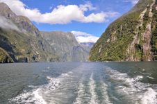 Milford Sound. New Zealand Royalty Free Stock Photography Milford Sound. New Zealand Royalty Free Stock Photography