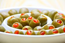 Stuffed Green Olives Stock Photo Stuffed Green Olives Stock Photo
