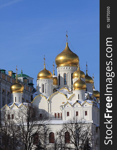 Russia. Moscow Kremlin. The Annunciation cathedral