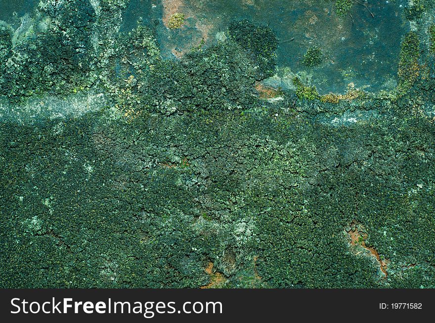 Old green painted metal surface, texture background. Old green painted metal surface, texture background