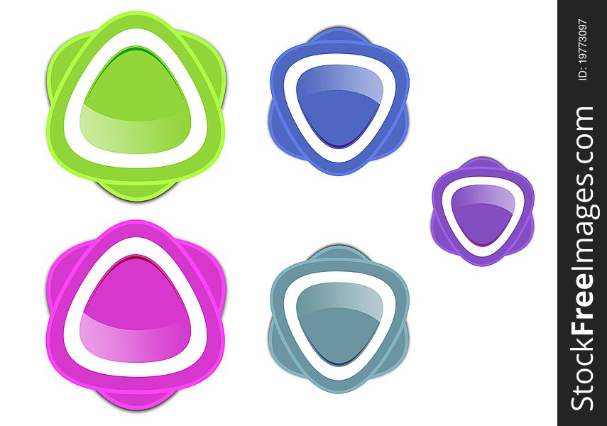 Colorful web icon