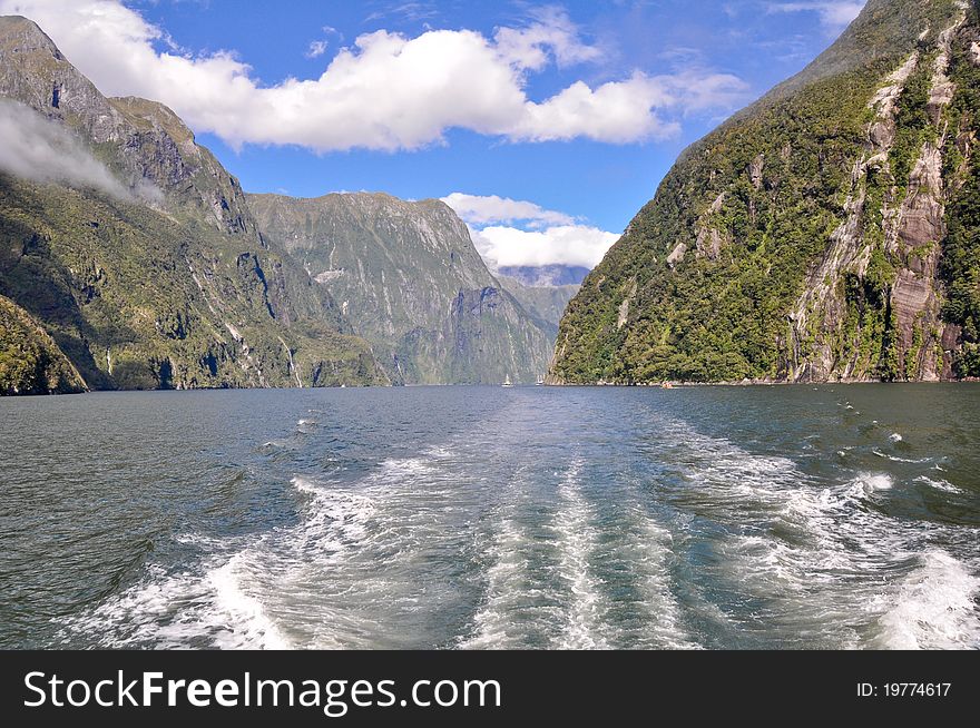 Milford Sound fiord,  New Zealand. Milford Sound fiord,  New Zealand