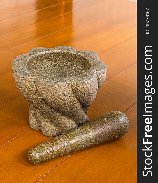 Stone Mortar And Pestle