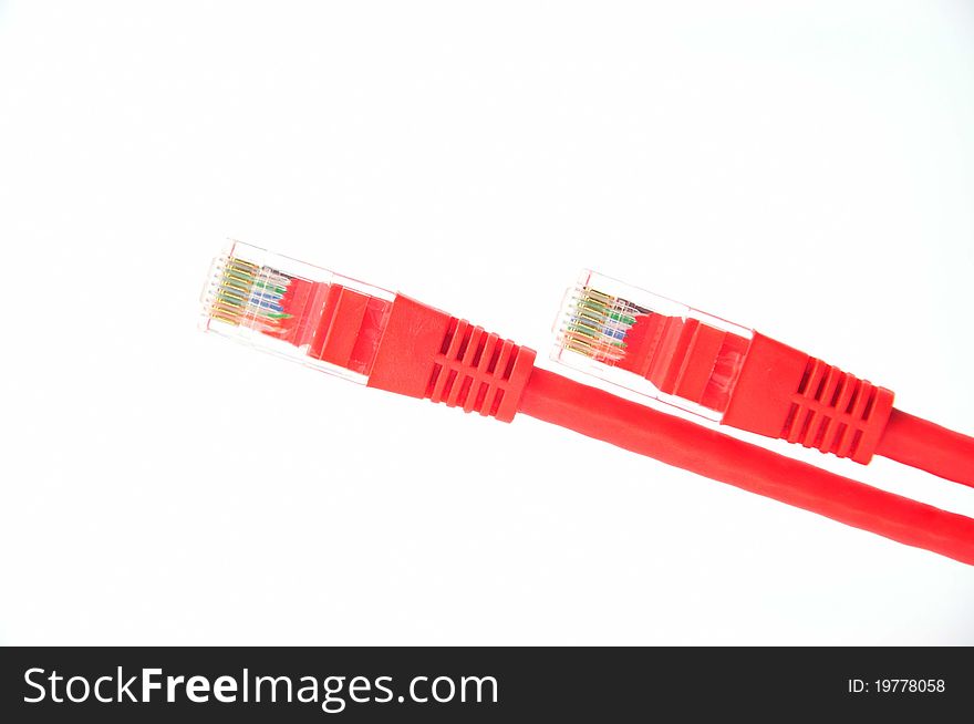 Computer Network Cable, red cable