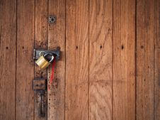 Old Wood Door Close And Lock Stock Image Old Wood Door Close And Lock Stock Image