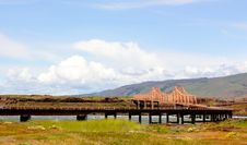 The Dalles Bridge Royalty Free Stock Image