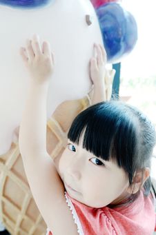 Asian Child And Ice Cream Stock Photos Asian Child And Ice Cream Stock Photos