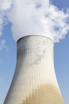 Big Smokestack In The Sky Royalty Free Stock Photo