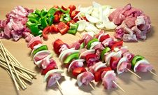 Skewers. Stock Photo Skewers. Stock Photo