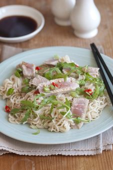 Tuna With Noodles Stock Image Tuna With Noodles Stock Image