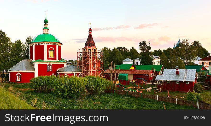 Suzdal is a ancient russian town. The history of the town dates back to at least the year 1024. For centuries it functioned as the capital of several Russian principalities. It forms part of the Golden Ring. It was granted city status in 1777.  the town rose in prominence as a religious center with numerous monasteries and a remarkable ratio of churches to citizens. Suzdal is a ancient russian town. The history of the town dates back to at least the year 1024. For centuries it functioned as the capital of several Russian principalities. It forms part of the Golden Ring. It was granted city status in 1777.  the town rose in prominence as a religious center with numerous monasteries and a remarkable ratio of churches to citizens.