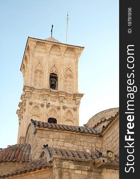 Bell tower of st. Lazaros Church. Larnaca. Cyprus