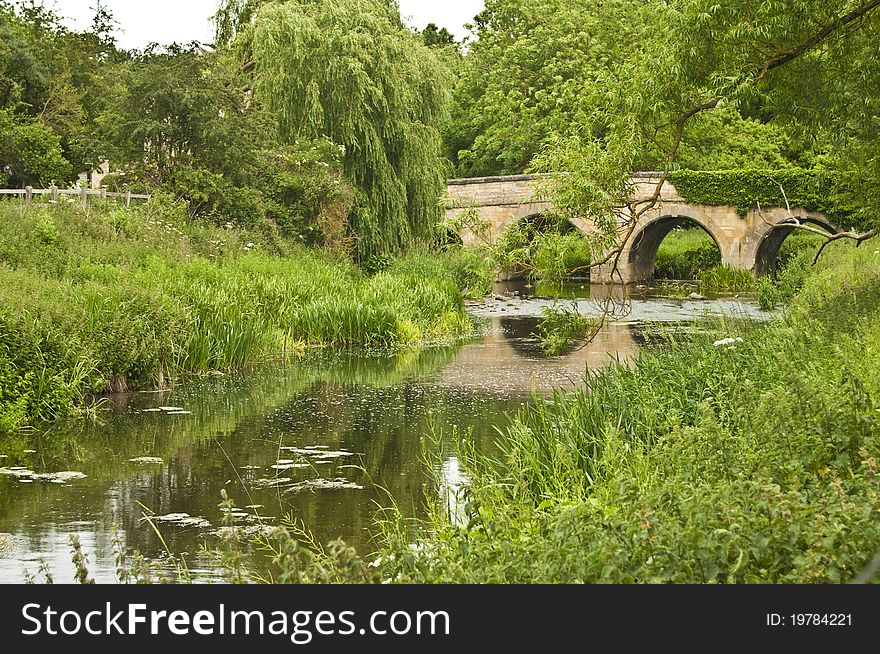 River & bridge at Barrowden near Stamford, East Anglia in the United Kingdom. River & bridge at Barrowden near Stamford, East Anglia in the United Kingdom