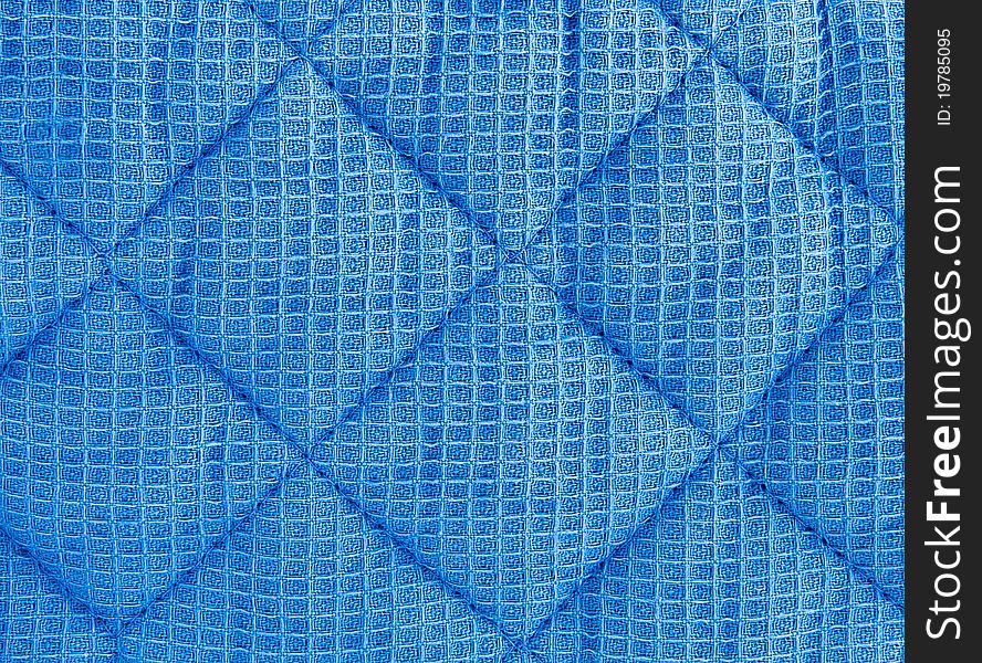 Texture of quilted fabric