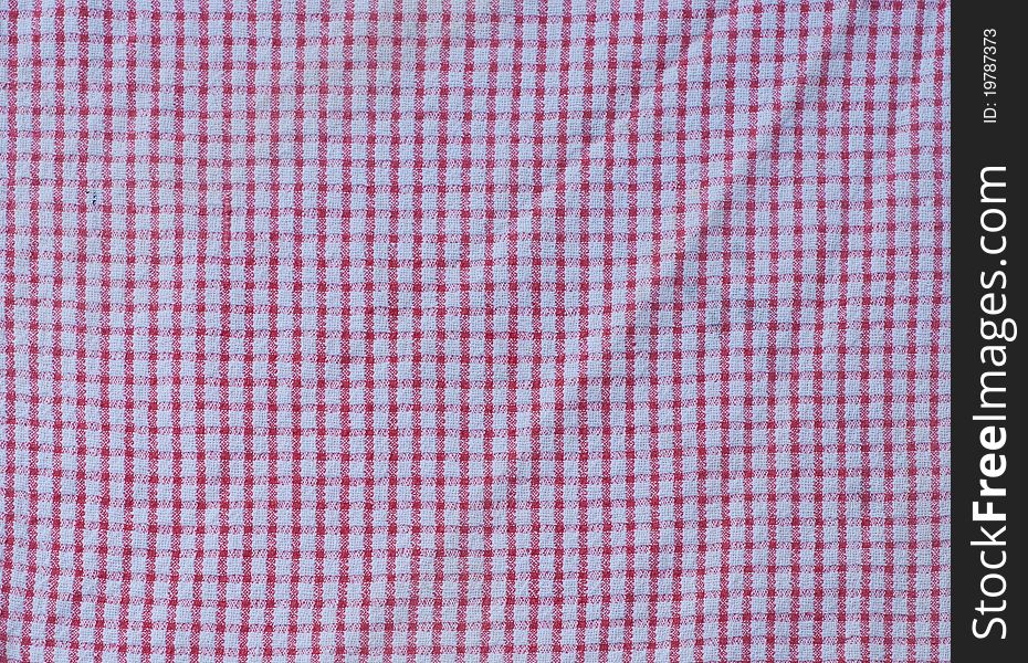 Close up of stripe cloth texture