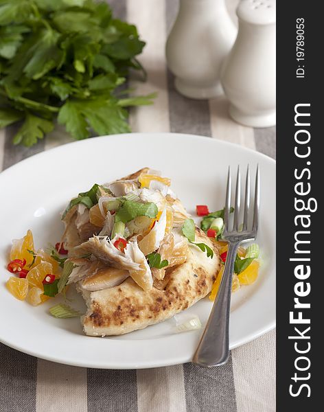 Smoked Mackerel With Bread