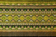 Ancient Thai Woven Cloth Stock Photos