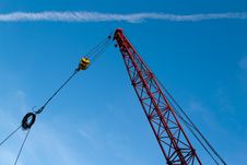 The Elevating Crane Royalty Free Stock Image The Elevating Crane Royalty Free Stock Image