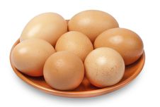 Brown Chicken Eggs Royalty Free Stock Image Brown Chicken Eggs Royalty Free Stock Image