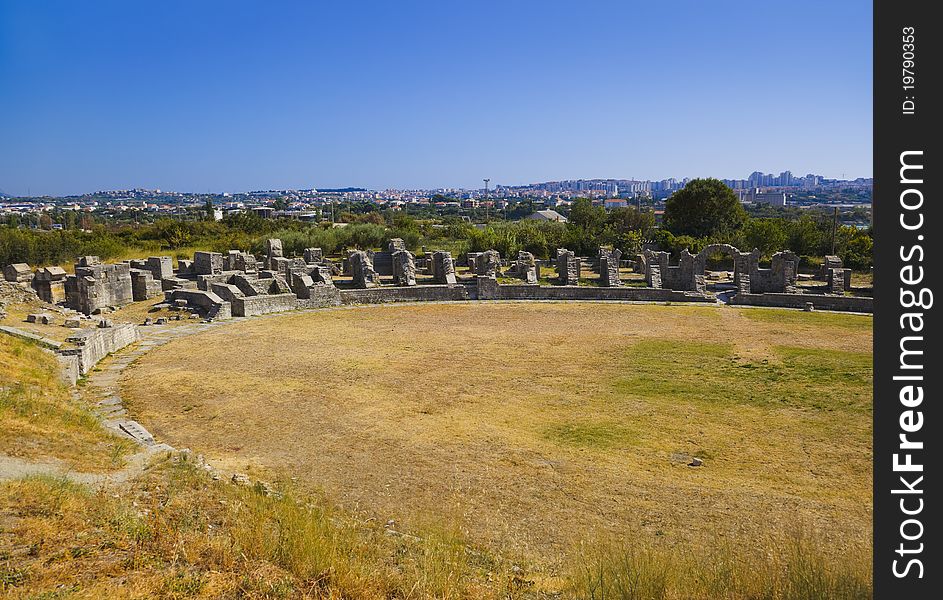 Ancient amphitheater at Split, Croatia