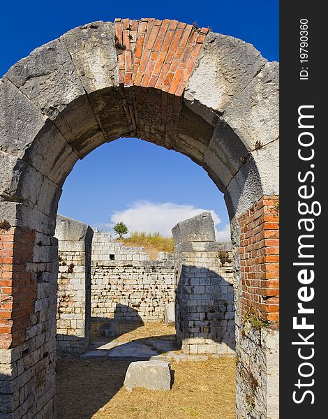 Ancient amphitheater at Split, Croatia