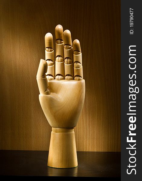 Wooden Hand Concept