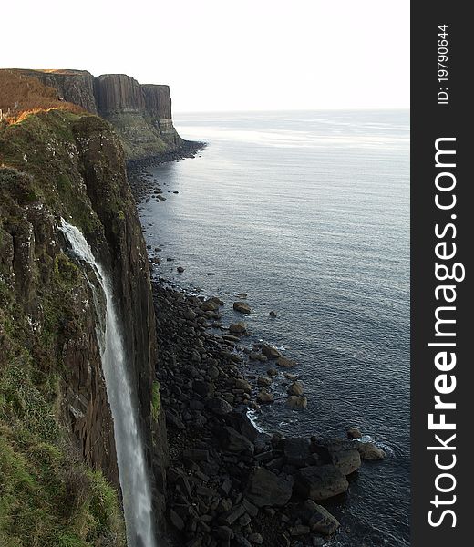 Waterfall of Kilt Rock