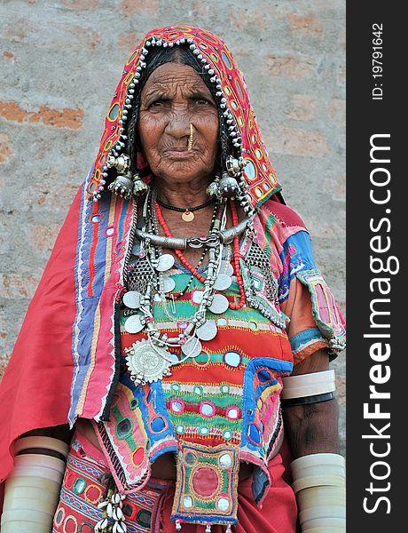 Indian rural traditional woman posing. Indian rural traditional woman posing