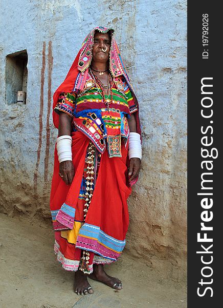 Indian rural traditional woman posing. Indian rural traditional woman posing