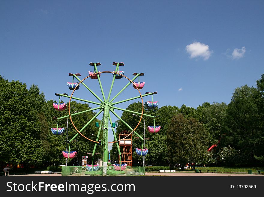 Ferris wheel in a park
